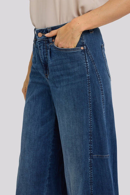 Nova Super Wide Leg Jeans - Blue Mirage
