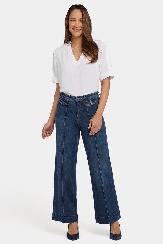 Teresa Wide Leg Jeans - Louvre Sapphire