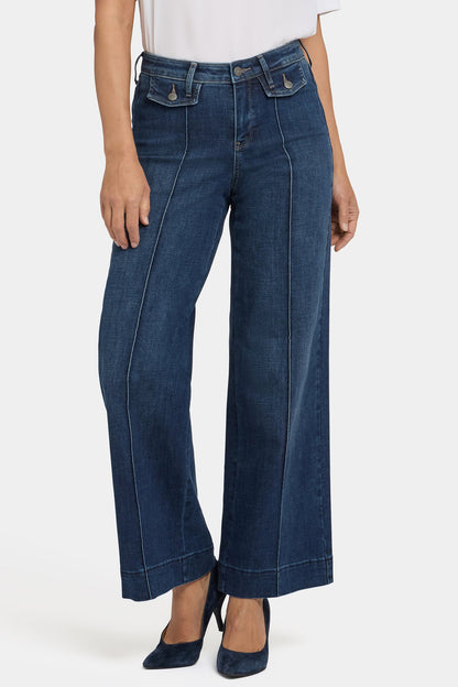 Teresa Wide Leg Jeans - Louvre Sapphire