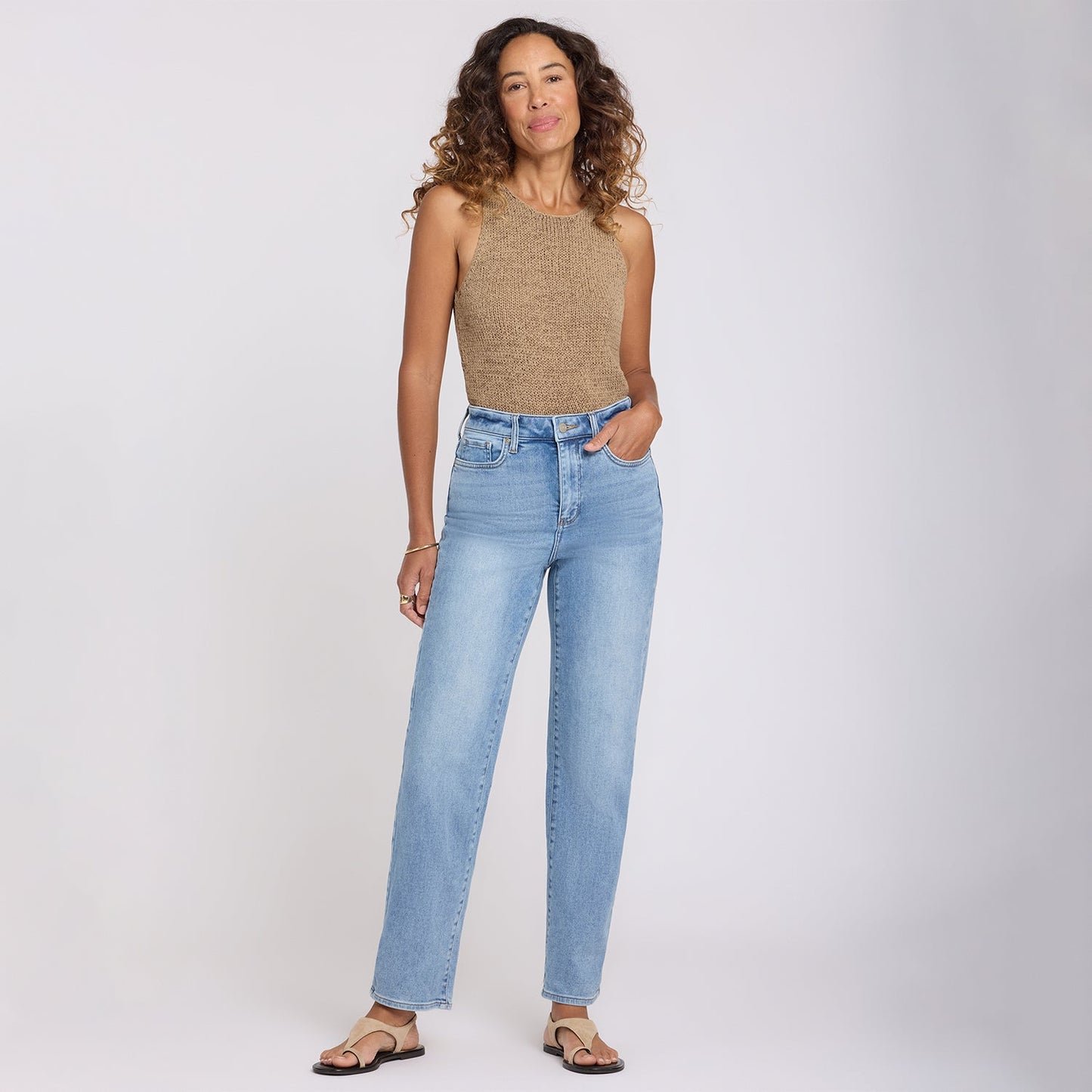 Kasey Stovepipe Jeans - Mist Springs