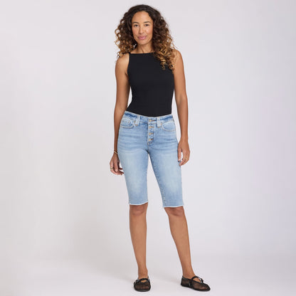 Sophie Bike Capri Jeans - Mist Springs