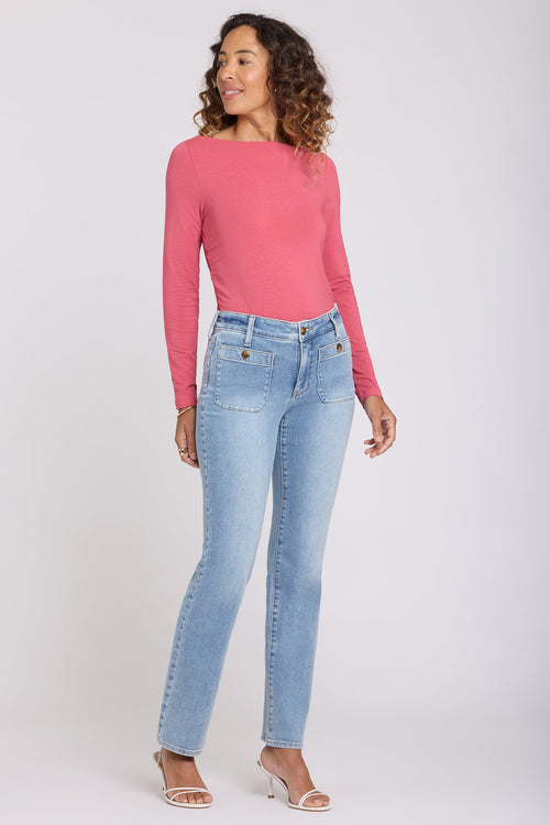 Marilyn Straight Jeans - Mist Springs