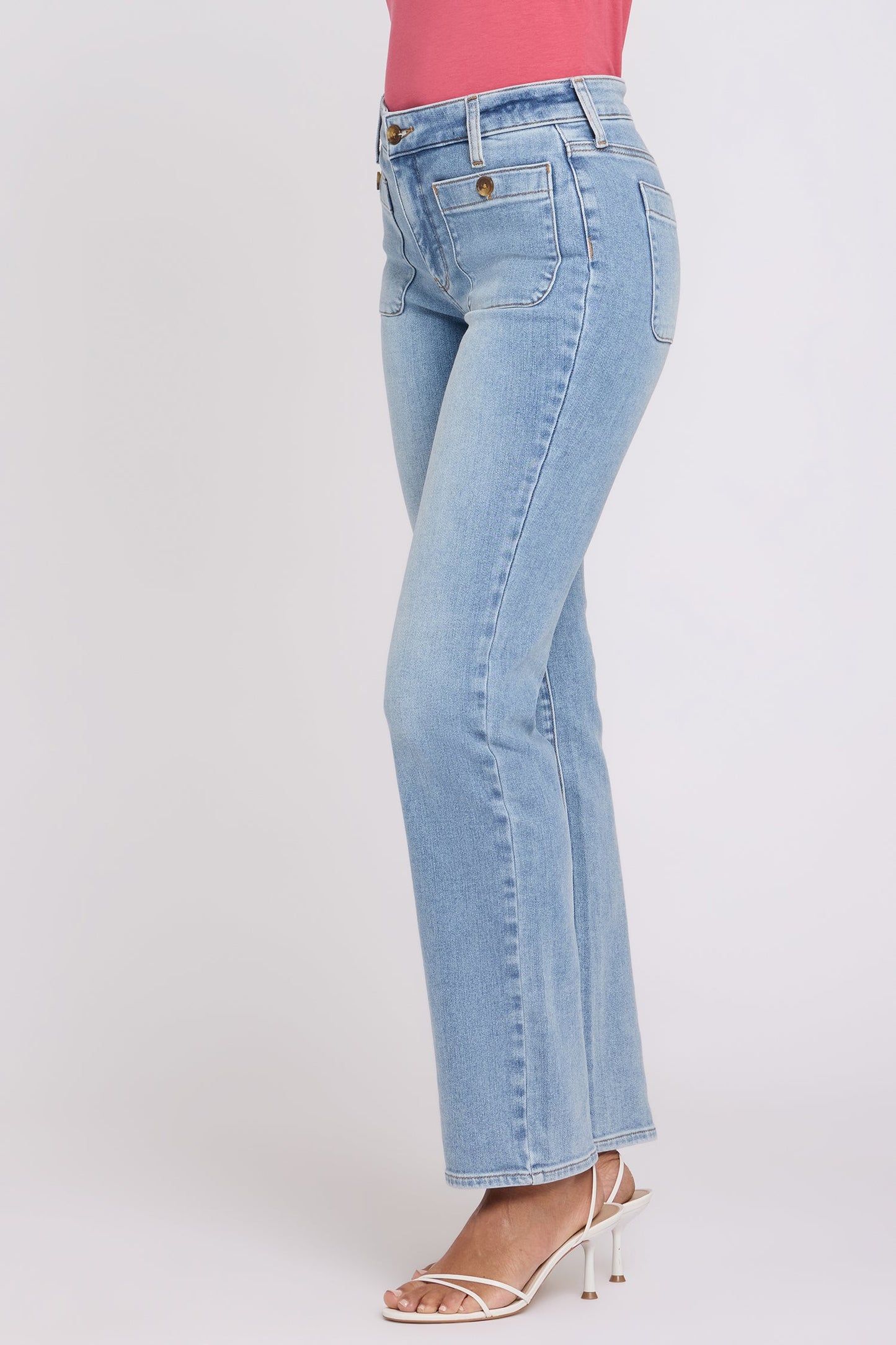 Marilyn Straight Jeans - Mist Springs