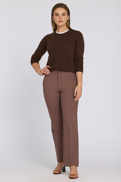 Bella Trouser Pants - Deep Taupe