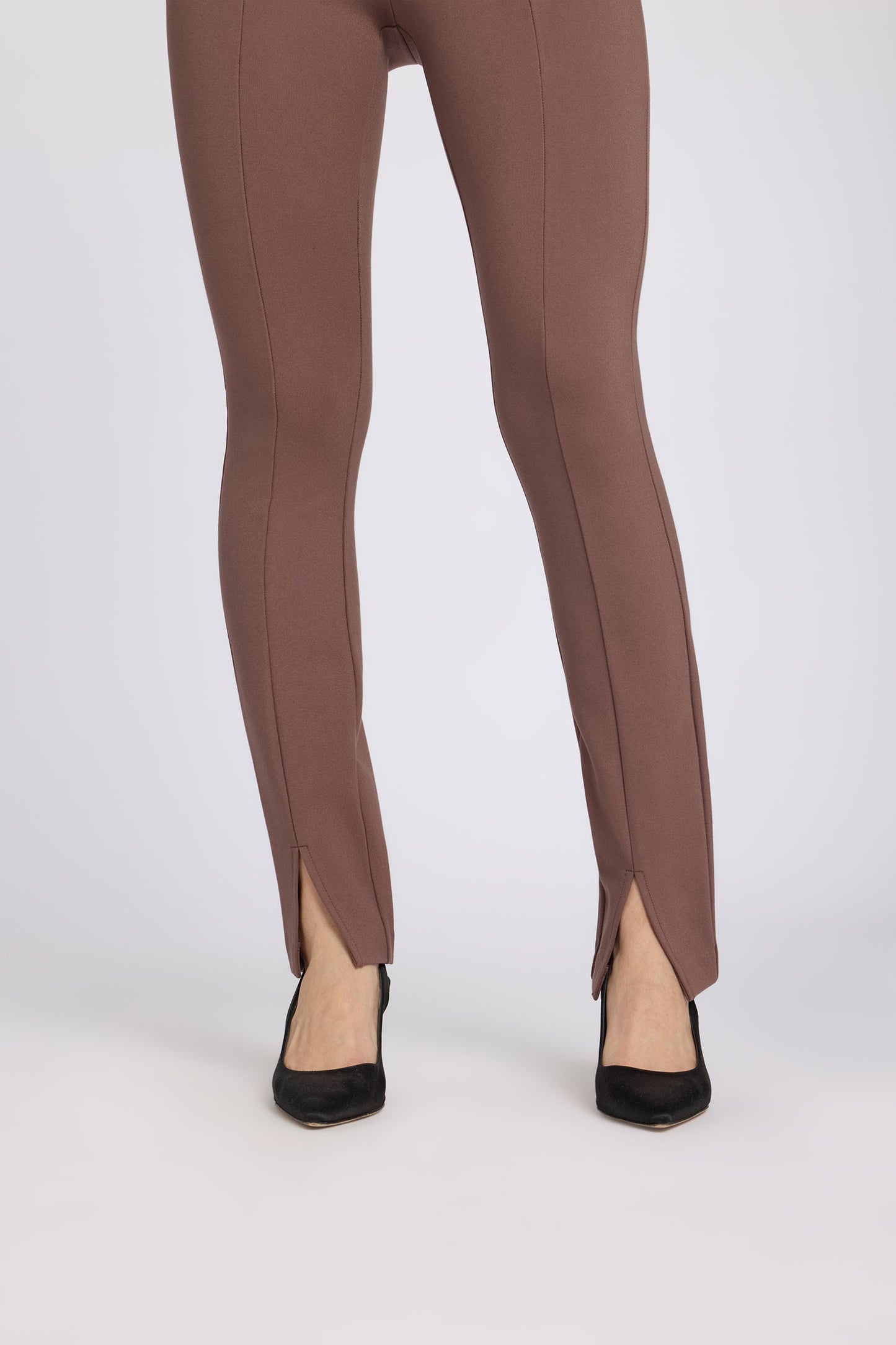 Zelda Pull-On Pants - Deep Taupe