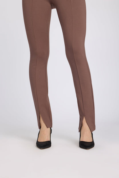 Zelda Pull-On Pants - Deep Taupe