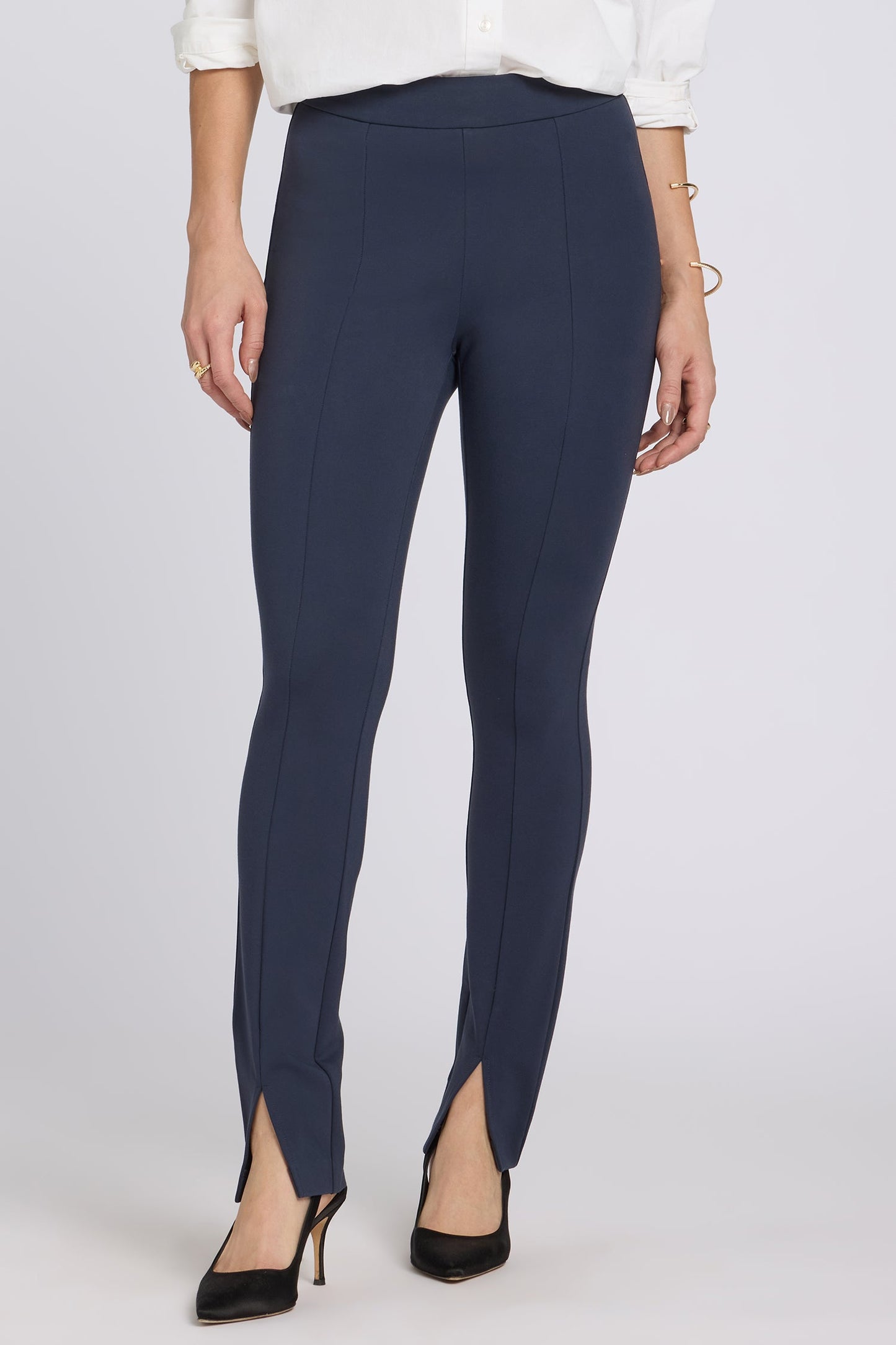 Zelda Pull-On Pants - Oxford Navy