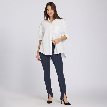 Zelda Pull-On Pants - Oxford Navy