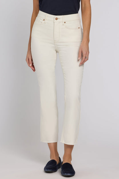 Billie Mini Bootcut Ankle Jeans - Vintage White