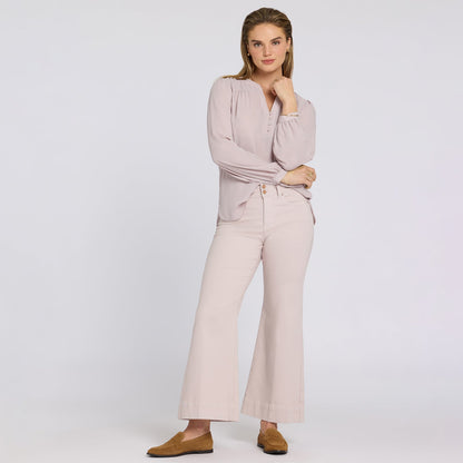 Mia Palazzo Ankle Jeans - Rock Flower