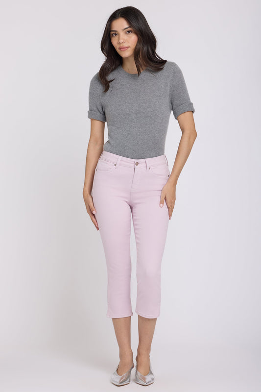 Chloe Capri Jeans - Light Lilac