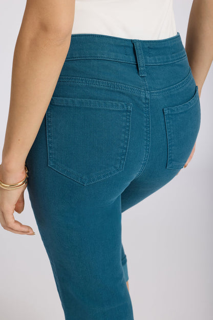 Marilyn Straight Crop Jeans - Blue Lake