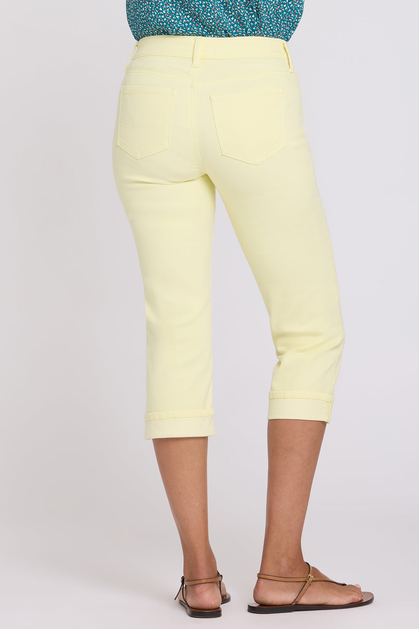 Marilyn Straight Crop Jeans - Chardonnay