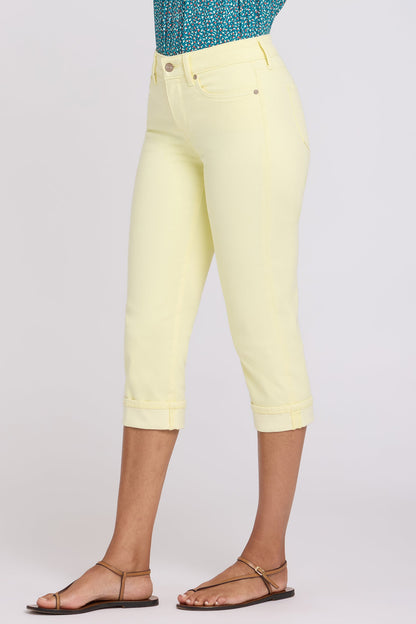 Marilyn Straight Crop Jeans - Chardonnay