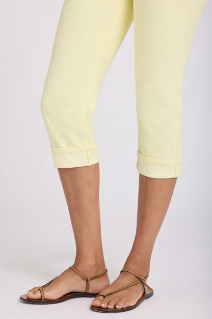 Marilyn Straight Crop Jeans - Chardonnay