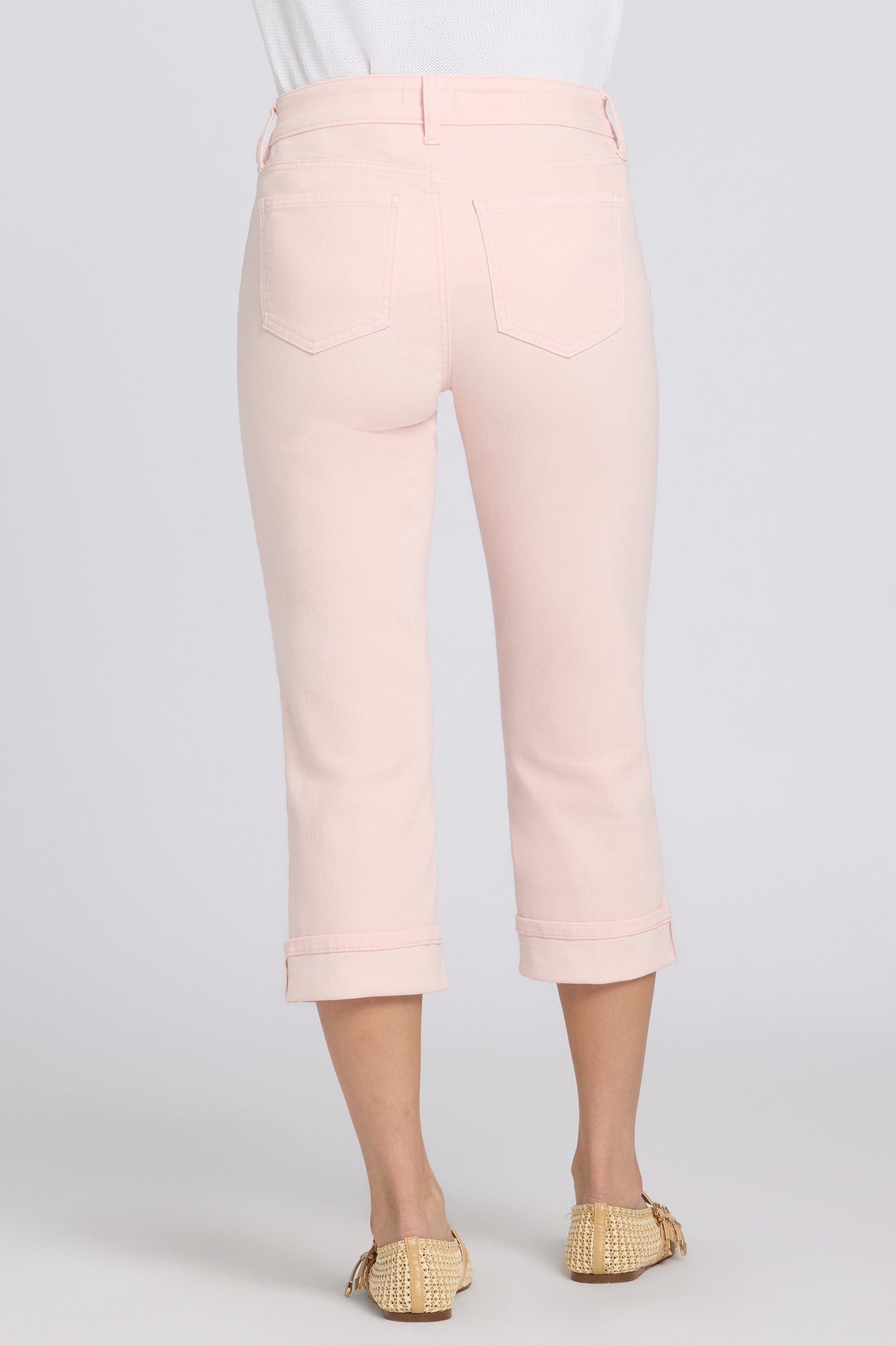 Marilyn Straight Crop Jeans - Pink Dogwood