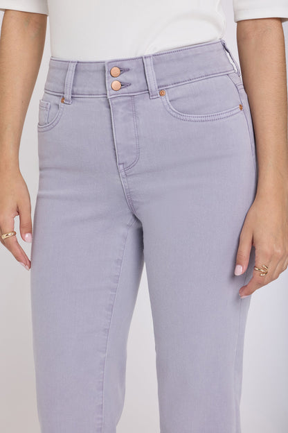 Bailey Relaxed Straight Crop Jeans - Vintage Lavender