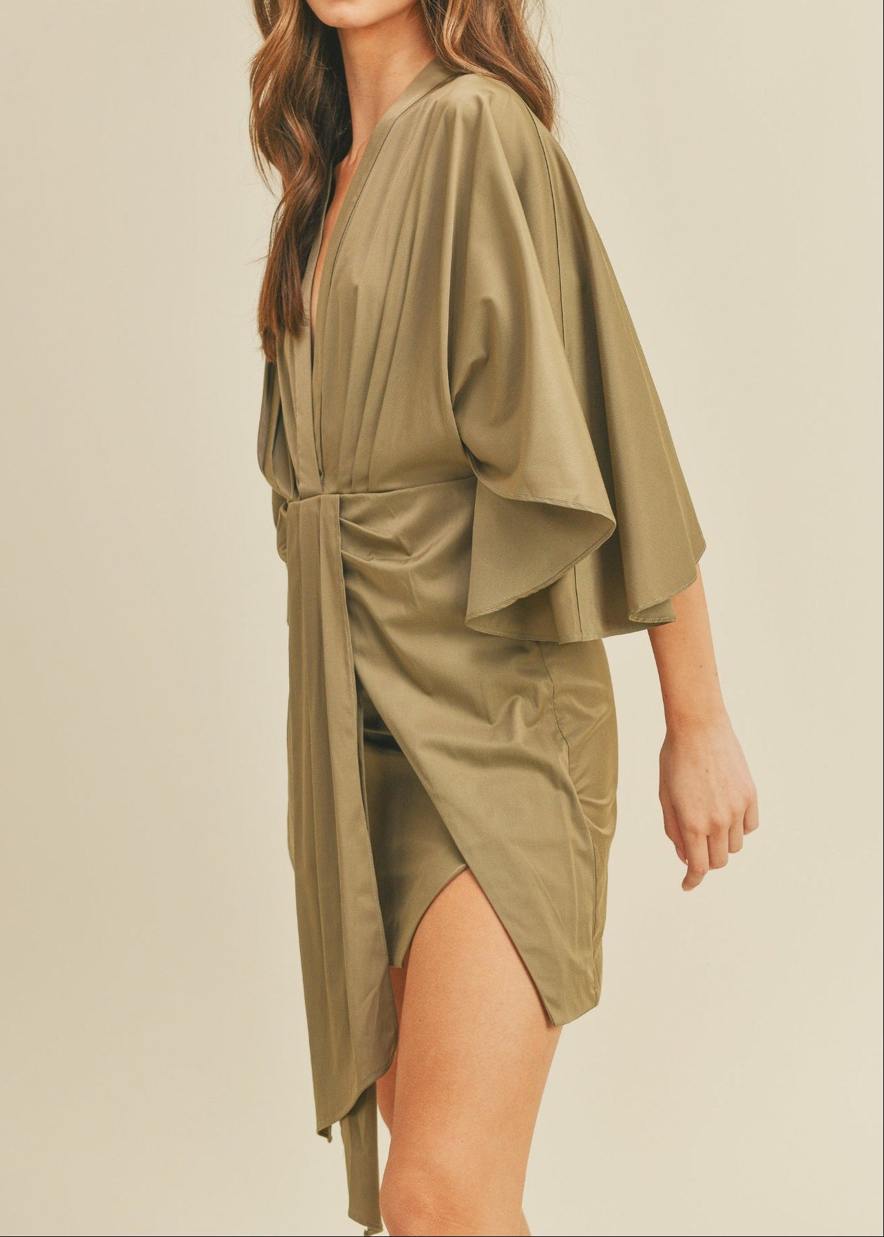 DAKOTA DRAPED MINI DRESS