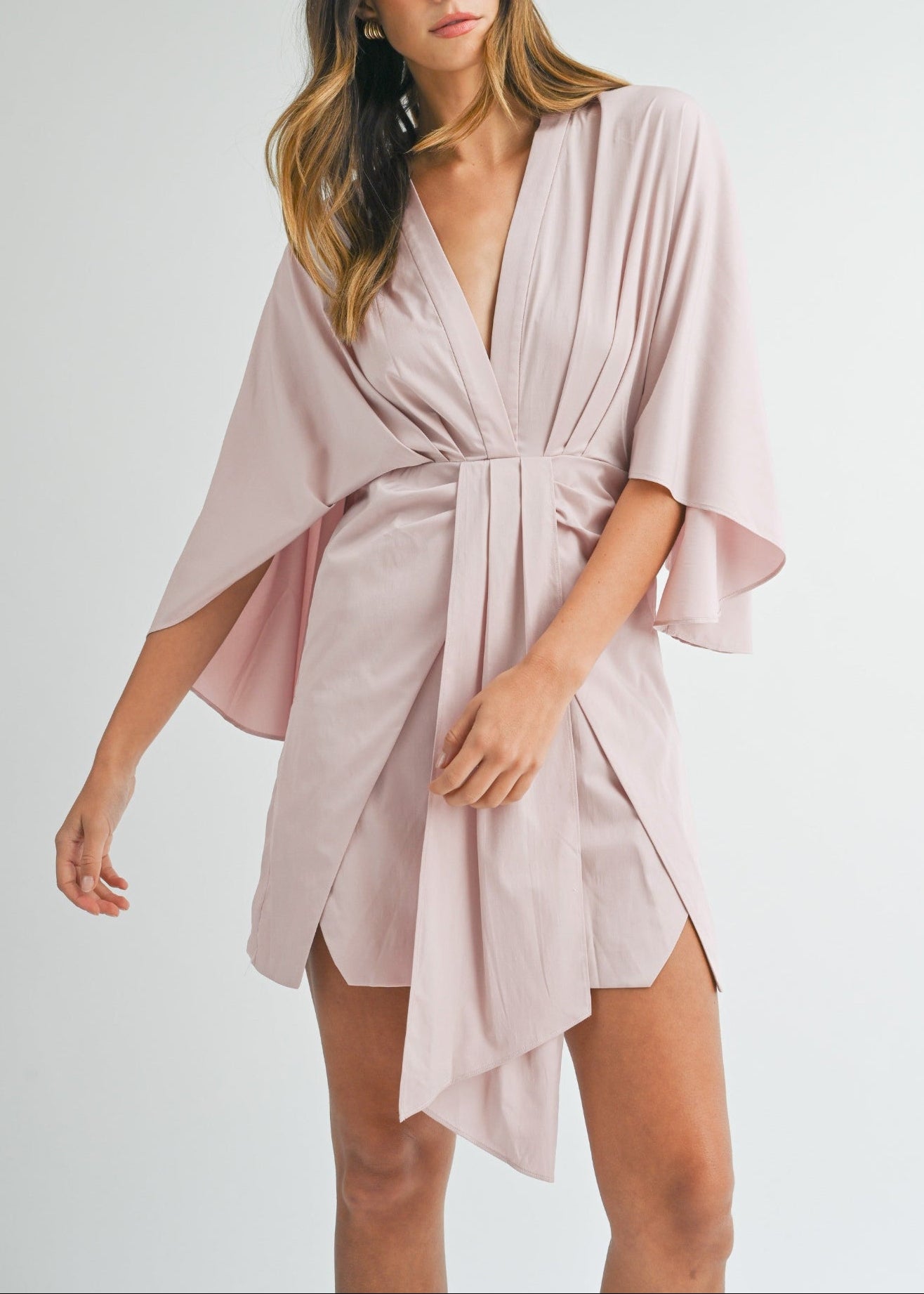 DAKOTA DRAPED MINI DRESS