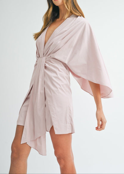 DAKOTA DRAPED MINI DRESS
