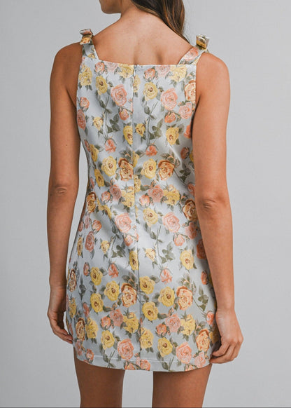 YSABELLE JACQUARD MINI DRESS