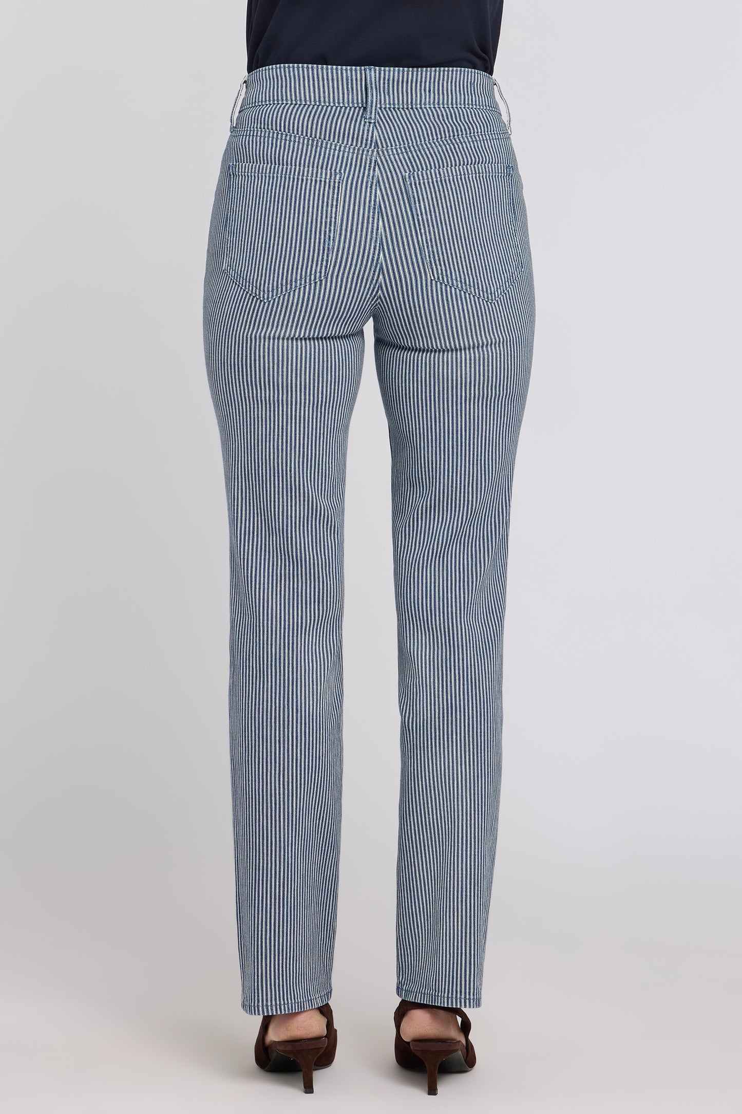 Marilyn Straight Jeans - Malaga Stripe