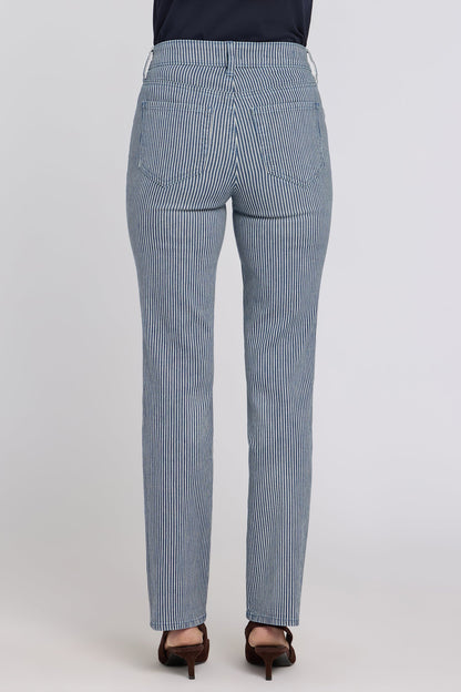 Marilyn Straight Jeans - Malaga Stripe