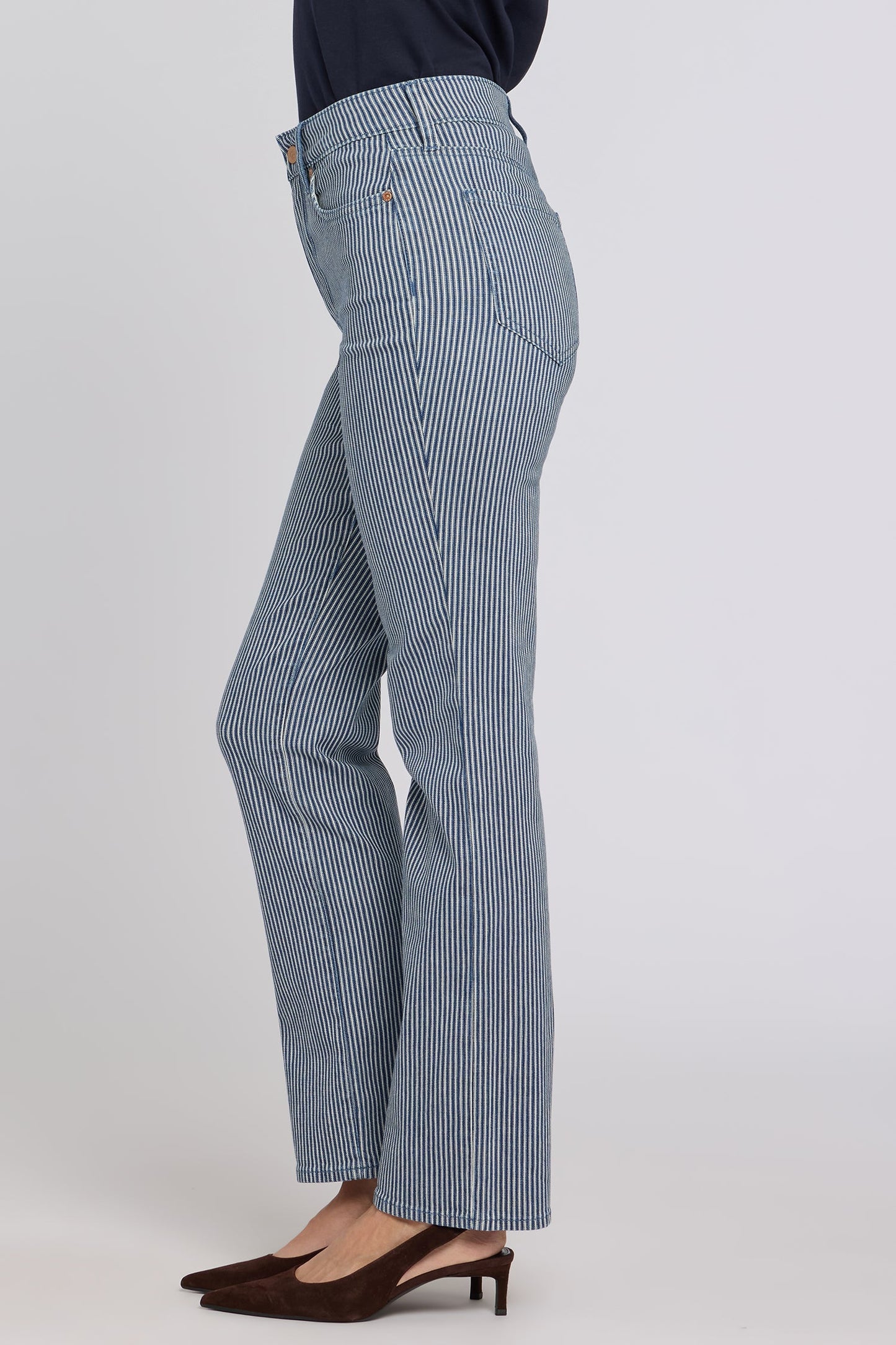 Marilyn Straight Jeans - Malaga Stripe