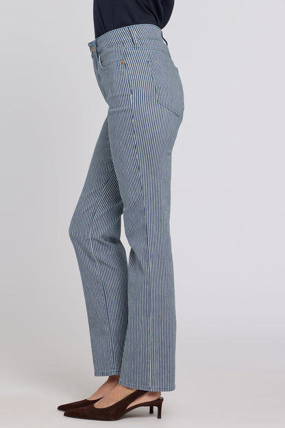 Marilyn Straight Jeans - Malaga Stripe