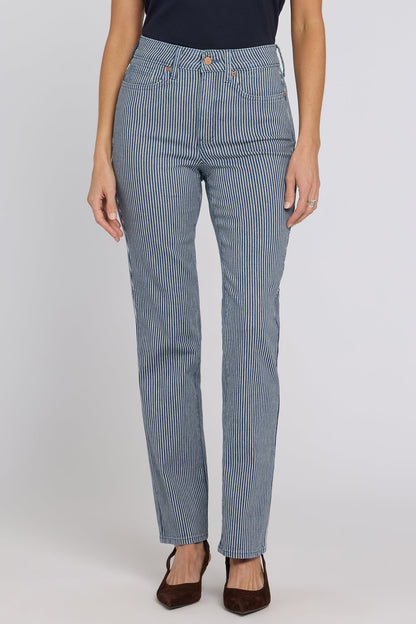 Marilyn Straight Jeans - Malaga Stripe