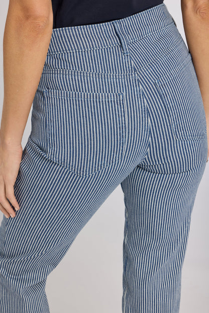 Marilyn Straight Jeans - Malaga Stripe