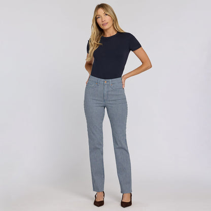 Marilyn Straight Jeans - Malaga Stripe