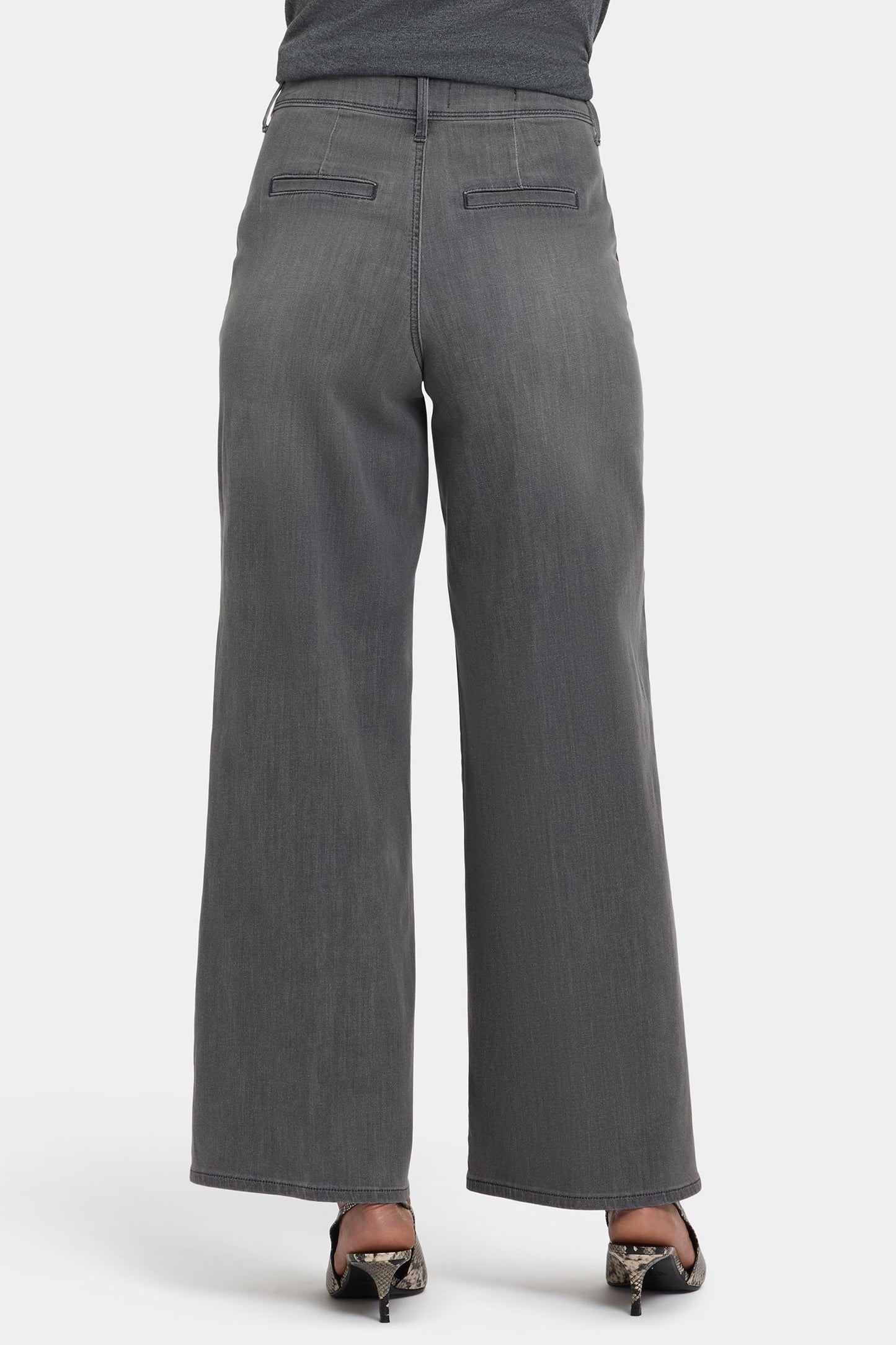 Mona Wide Leg Trouser Jeans - Chateau Shadow