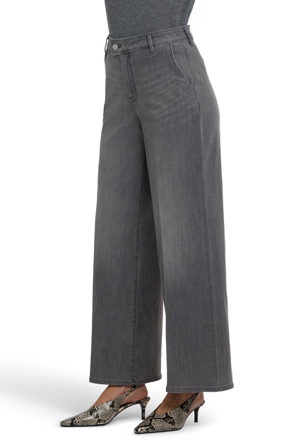 Mona Wide Leg Trouser Jeans - Chateau Shadow