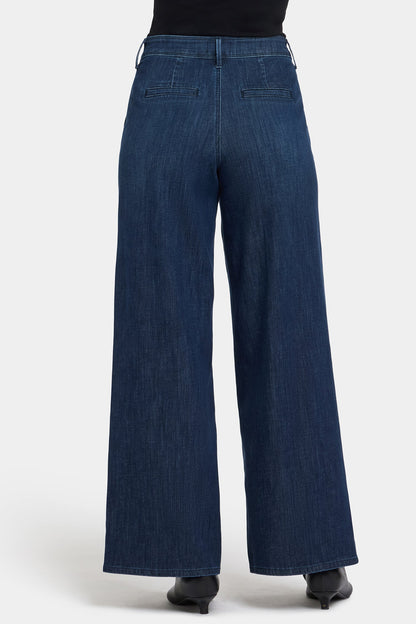 Mona Wide Leg Trouser Jeans - Louvre Sapphire