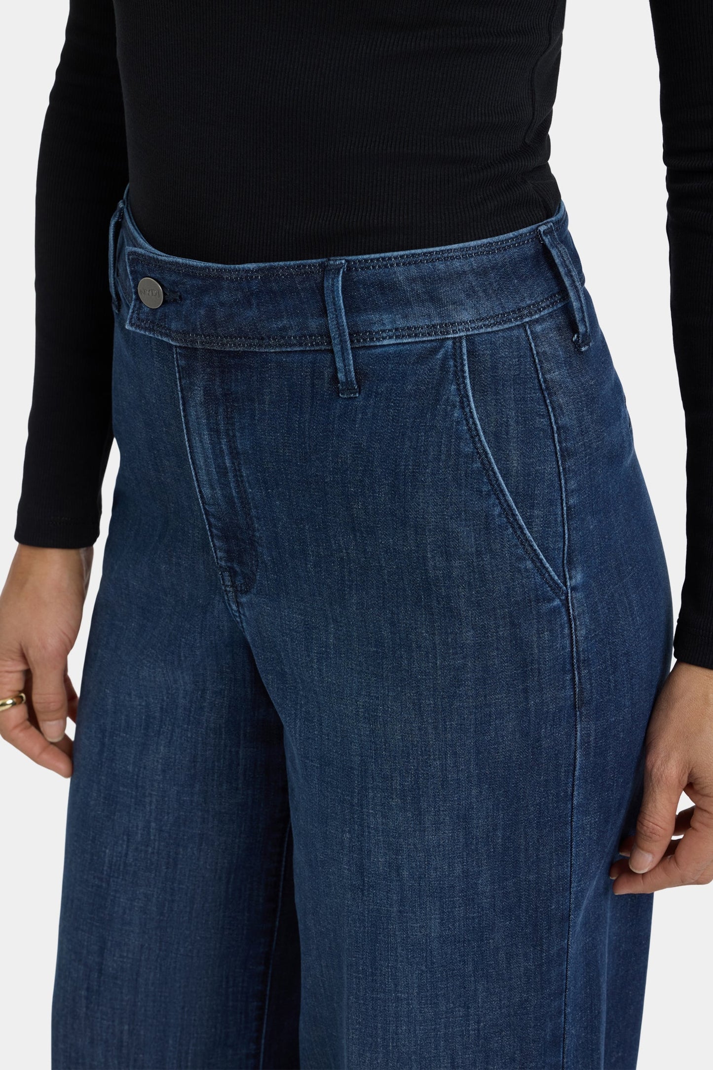 Mona Wide Leg Trouser Jeans - Louvre Sapphire