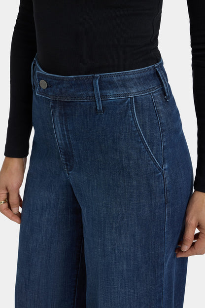 Mona Wide Leg Trouser Jeans - Louvre Sapphire