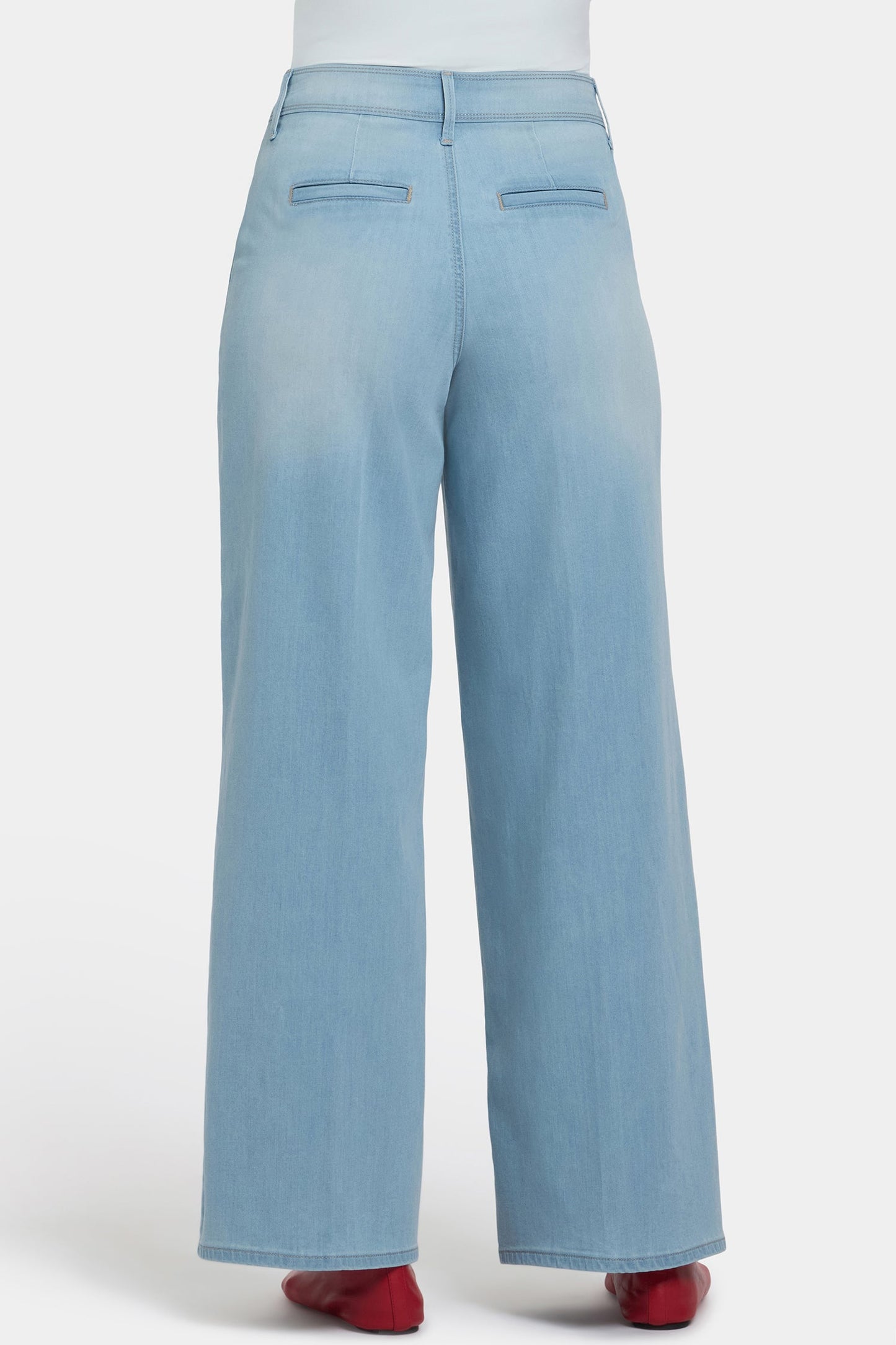 Mona Wide Leg Trouser Jeans - Oceanfront