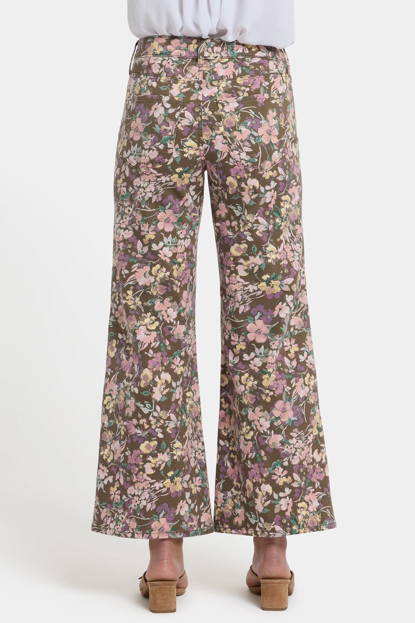 Mia Palazzo Ankle Jeans - Earth Blooms