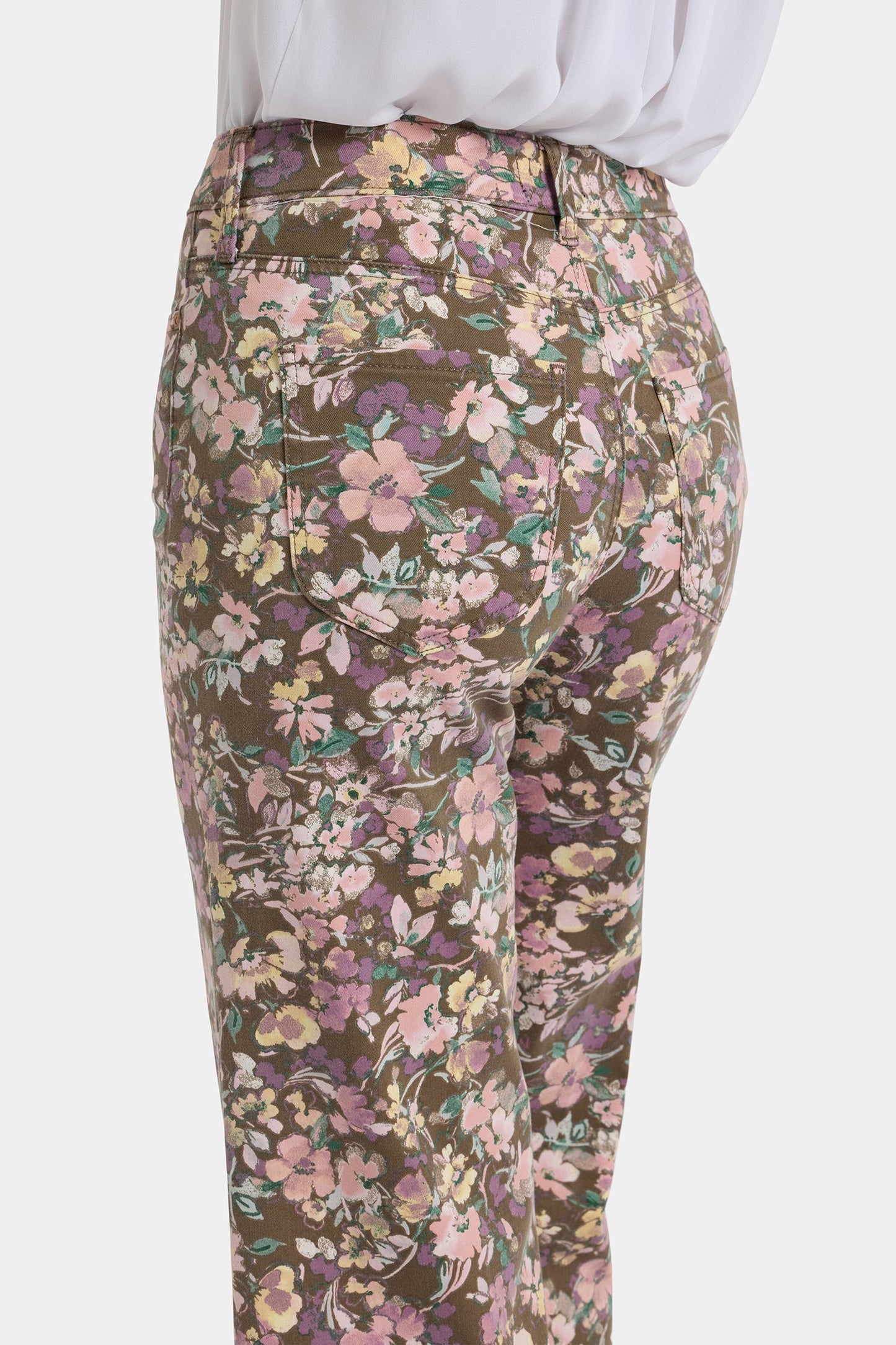 Mia Palazzo Ankle Jeans - Earth Blooms