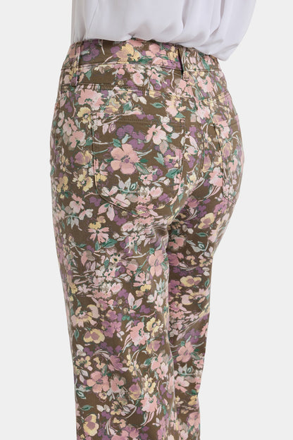 Mia Palazzo Ankle Jeans - Earth Blooms