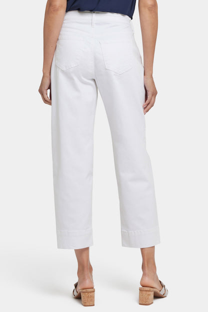 Balloon Ankle Jeans - Optic White