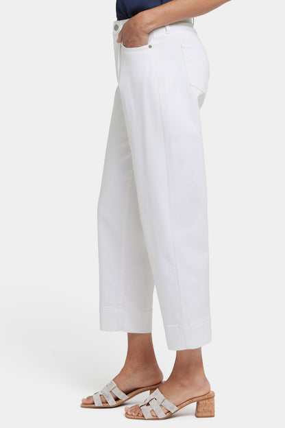 Balloon Ankle Jeans - Optic White