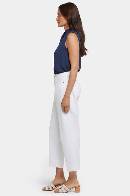 Balloon Ankle Jeans - Optic White