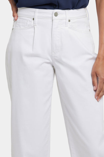 Balloon Ankle Jeans - Optic White