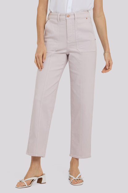 Kasey Stovepipe Ankle Jeans - Rock Flower