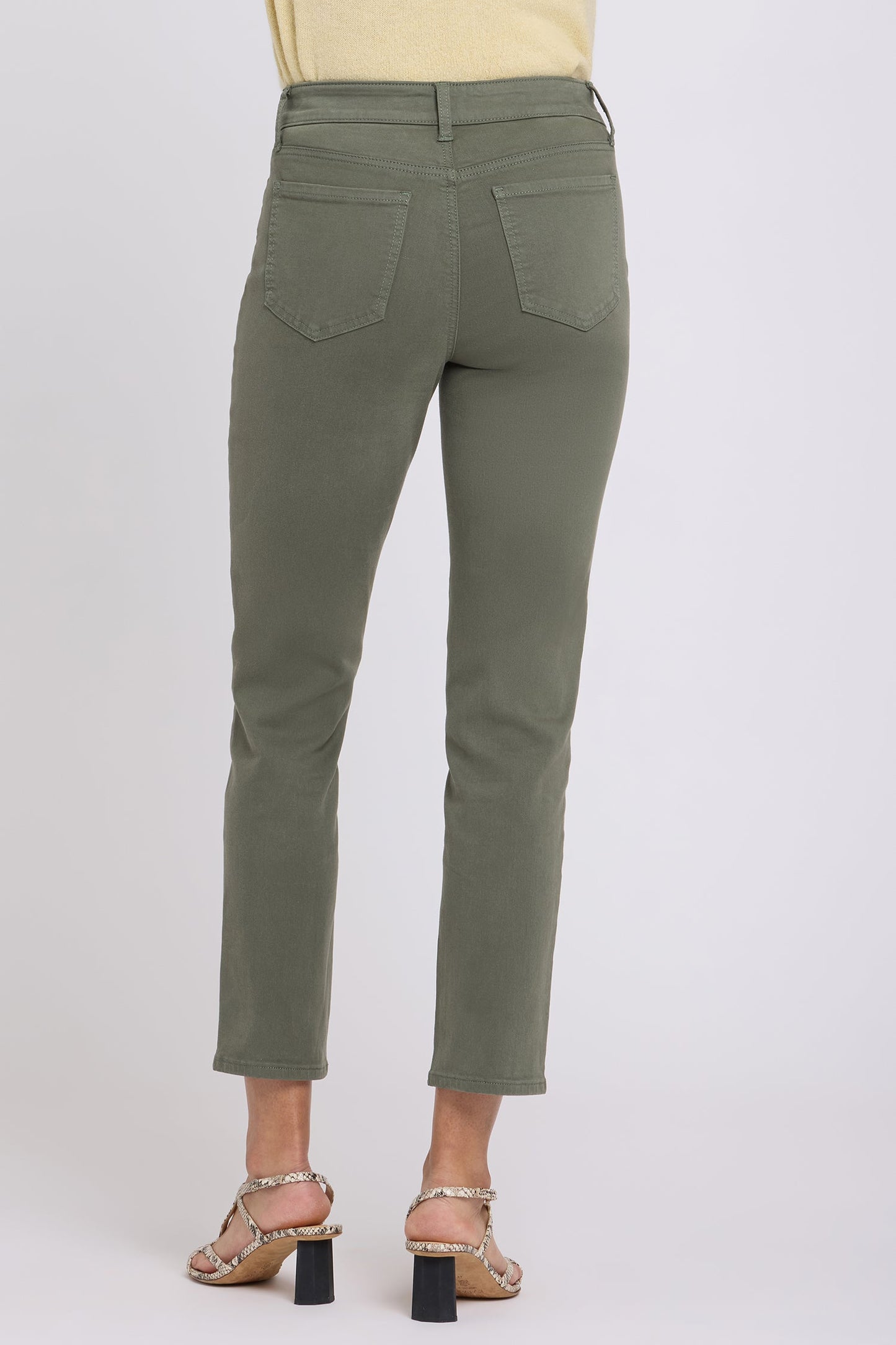 Margot Girlfriend Jeans - Desert Green