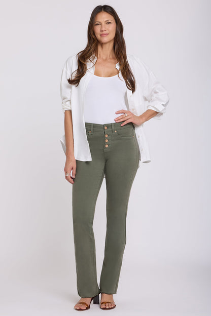 Barbara Bootcut Jeans - Desert Green