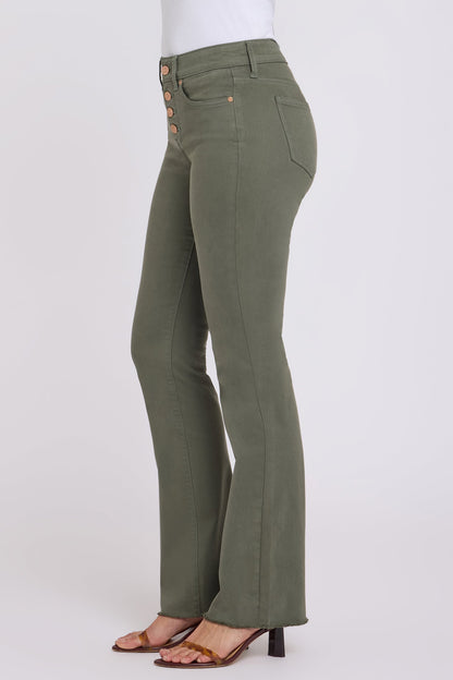 Barbara Bootcut Jeans - Desert Green