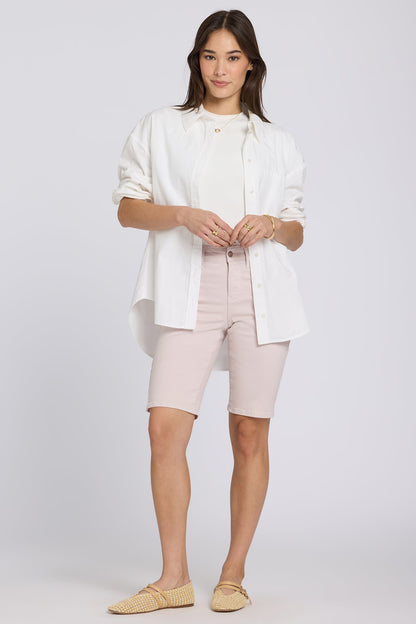 Briella 11 Inch Denim Shorts - Rock Flower